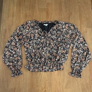 American Eagle Floral Blouse – Size Small